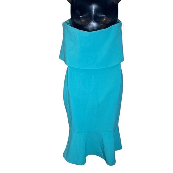 Likely Conrad strapless midi dress latego bay 10 blue chic polished preppy - Picture 5 of 7